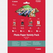 Pack variété de papier photo 4 × 6" (10 × 15 cm) et A4 VP-101 de Canon, 20 feuilles