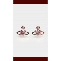 Vivienne Westwood Reina Earrings - Colour: Rose Gold - Womens, Colour: Rose Gold