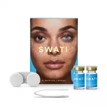 SWATI - Farbige Kontaktlinsen für 6 Monate - Aquamarin