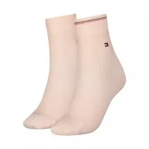 TOMMY HILFIGER - Duopack, knöchellange Socken für Damen - Apricot - 39-42