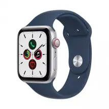 Apple - Watch SE (2021), Aluminium, GPS+Cellular, 44mm - Smartwatch - Argent -44mm