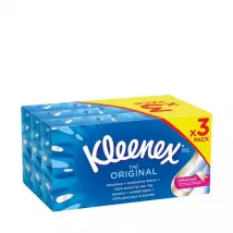 Kleenex - Kosmetiktücher Original Trio-Box - 3 x 74 Stk.