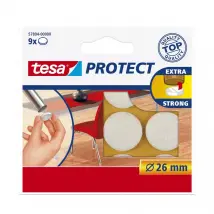 Tesa - Feutres anti-rayures - Blanc - 26mm