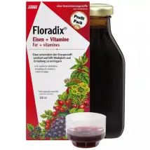 Floradix - Eisen und Vitamine Nahrungsergänzungsmittel - 500 ml