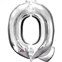 amscan - Ballon en aluminium argent lettre "Q" SuperShape - Enfants