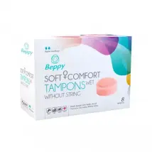 Beppy - Soft Comfort Tampons ohne Schnur - Feucht - Rosa - 1 pezzo