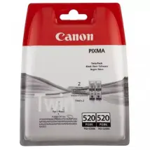 Canon - Canon Twin Pack Tinte Schwarz Pgi-520pack Pixma Mp 980 2 Stück - ONE SIZE