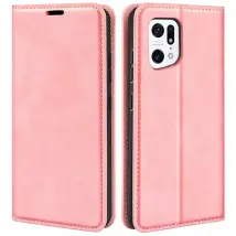 Cover-Discount - OPPO Find X5 - Stand Flip Case Housse - Rose