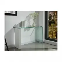 Vente-unique - Wandkonsole Glas MDF MANDY - Transparent - ONE SIZE
