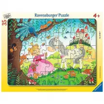 Ravensburger - Puzzle Im Land Der Kleinen Prinzessin (35teile) - Bambini
