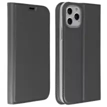 Avizar - Étui iPhone 11 Pro effet Satiné Gris - Gris