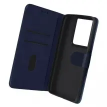 Avizar - Etui folio Eco-cuir Oppo Reno 8 Pro 5G - Bleu Nuit