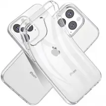Cover-Discount - iPhone 14 Pro- Coque en silicone transparent - Transparent