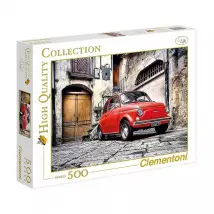 Clementoni - Puzzle Fiat 500 (500teile) - Bambini