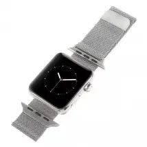 Cover-Discount - Apple Watch 38 / 40mm - Bracelet milanais en acier inoxydable é - Argent - 10 m