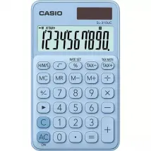 CASIO - CASIO Taschenrechner SL310UCLB 10-stellig - Hellblau