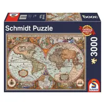 Schmidt - Puzzle Antike Weltkarte (3000teile) - Bambini