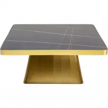 KARE Design - Couchtisch Miler gold 80x80 - Gold - ONE SIZE