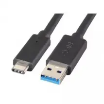 M-CAB - 1.0M USB 3.1 cable A/M to C/M - Schwarz