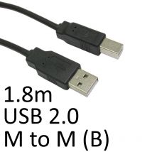 Serv 99CDL2-102 USB 2.0 A to B 1.8m Cable
