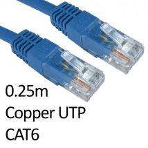 Serv ERT-600-HB 0.25m Blue CAT6 RJ45 Patch Cable