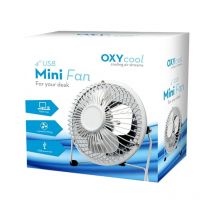 OXYCOOL SUM3548 4" USB Desk Fan