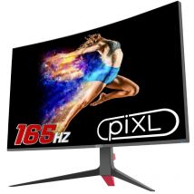 PIXL CM32GF5 32" Curved Gaming Monitor, 144Hz/165Hz, 1ms Response Time