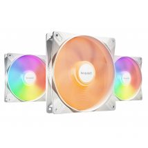 BEQUIET Light Wings LX 140mm PWM High-Speed ARGB Case Fans (3-Pack)