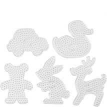 Creotime Transparent Bead Plate Set - 5 pcs
