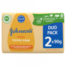 Johnson's Baby Honey Soap Duo Pack - 2 x 90g