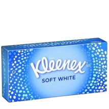 Kleenex Soft White Facial Tissues Box - 70 pcs