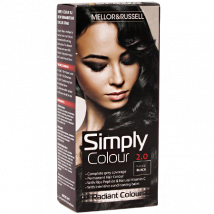 Mellor & Russell Simply Colour Hair Colour - 2.0 Natural Black
