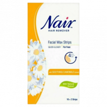 Nair Facial Wax Strips Quick & Easy Hair Remover - 12 pcs