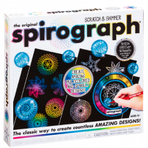 Spirograph The Original Scratch & Shimmer Drawing Set - 28 pieces