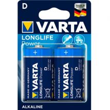 Varta Longlife Power LR20/D Batteries - 2 pcs