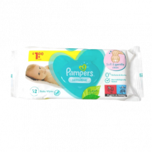 Pampers Sensitive Wet Wipes - 52 pcs