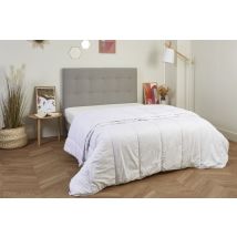 Couette 4 saisons Ajustable - 2 couettes (200 / 300 g/m²) reliables 260x240 - Made in France - 100 nuits d'essai