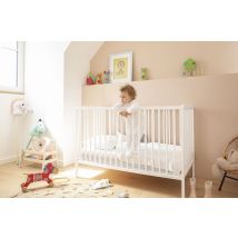 Matelas Bébé Ilobed 60x120 10cm d'épaisseur Déhoussable - Made in France