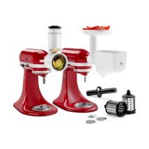 Set de 3 accessoires avec hachoir à viande, un moulin à légumes et une râpe multifonction