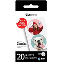 Papier rond prédécoupé Zink pour Zoemini (40 stickers)