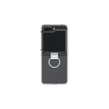 Coque transparente avec anneau Designed for Samsung Z Flip 5