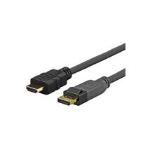 Pro - Câble adaptateur - DisplayPort mâle pour HDMI mâle - 3 m - verrouillé, support 4K
