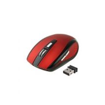 Souris Sans Fils Universelle Optique 2600 Dpi 2.4 Ghz USB Plug & Play Rouge