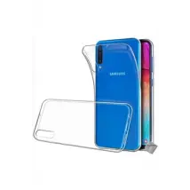 Coque silicone gel fine pour Samsung Galaxy A50 + film ecran - TPU TRANSPARENT -