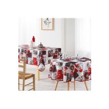 nappe ronde (0) 180 cm polyester photoprint floconette