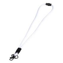 Cordons ronds pour badges - Paquet de 10 blanc - Blanc -