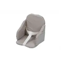 Tinéo - Coussin de chaise bébé à sangles gris