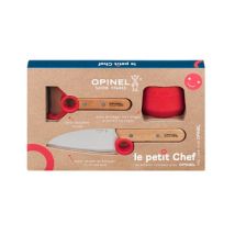Coffret Le Petit Chef (couteau + éplucheur + protège-doigts)