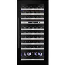 CAVE MULTI-USAGES encastrable, uto-ventilee, 72 bouteilles,  2 zones, 183 L Cadre de la porte inox, Porte reversible, ouverture droite, Porte triple vitrage, traite anti-UV, Poignee externe inox, Classe G