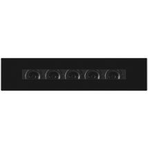 CAVE DE SERVICE encastrable, 5 bouteilles, 1 zone, 13L, Classe G, poignee integree, Porte traitee anti-UV, 5 supports de bouteille, Controle sensitif avec affichage digital LED blanc,  Eclairage LED blanches